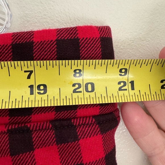 LANDS’ END Serious Sweats Flannel Lined - Women's Plus Size 1X Red/Black Buffalo - Picture 10 of 13
